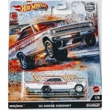 Hot Wheels Premium Modeliukas 65 Dodge Coronet (yra sandėlyje)