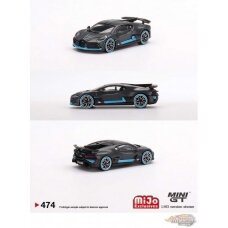 Mini GT Bugatti Divo Presentation, black/blue