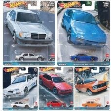 PRE-ORDER Hot Wheels Premium Modeliukų rinkinys CANYON WARRIORS (BMW M5 E39;Volvo 142GLK;Ford Sierra RS Cosworth;Mercedes Benz 500E;Porche 944)