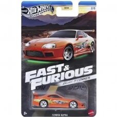 PRE-ORDER Hot Wheels Mainline Brian O`Conner Fast and Furious 2024 Modeliukas Toyota Supra Brian, orange