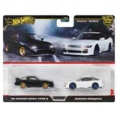 PRE-ORDER Hot Wheels Premium 2-pack Modeliukas 1996 Nissan 180SX Type X & Nissan SilEighty