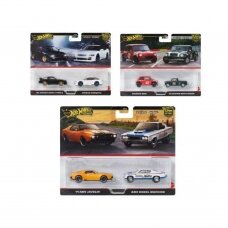 PRE-ORDER Hot Wheels Premium 2-pack Modeliukų rinkinys (1996 Nissan 180SX,Sileighty,Mini #43,1967 Austin Mini Pick-up,AMC Javelin,Rebel Machine)