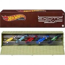 PRE-ORDER Hot Wheels Premium Exotix Envy Car Culture in Special Container Modeliukų rinkinys (Lamborghini Essenza,Bugatti EB110,Koenigsegg Agera,Alfa Romeo Stradale,McLaren Speedtail)