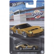 Hot Wheels *Vintage Car Club Series* Modeliukas 1971 Lamborghini Miura SV (yra Sandėlyje)