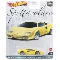 Hot Wheels Premium Lamborghini Countach LP 5000 QV, yellow