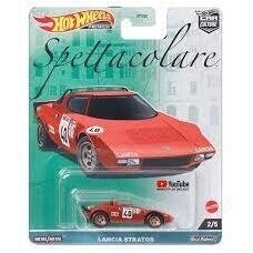 Hot Wheels Premium Modeliukas Lancia Stratos #40, red (yra Sandėlyje)