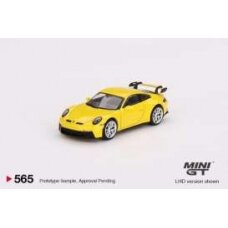Mini GT Porsche 911 (992) GT3, yellow