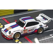 Tarmac Works Modeliukas Porsche 911 Turbo S LM GT #50 1995 24H Le Mans, white/blue/red (yra sandėlyje)