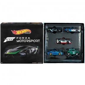 PRE-ORDER Hot Wheels Premium Forza Premium 5-pack (Lamborghini Gallardo LP570,Ford GT Race,Porsche 911 GT3 RS,Nissan Silvia S15,Morris Mini)