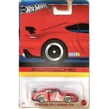 Hot Wheels Porsche Celebration Modeliukas Porsche 718 Cayman GT4