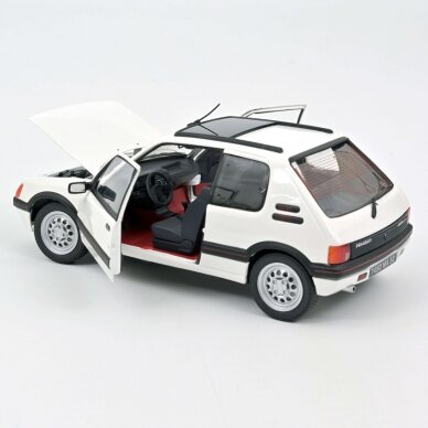 PRE-ORD3R Norev Modeliukas 1/18 1988 Peugeot 205 GTI 1.6, White