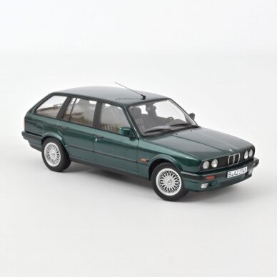 PRE-ORD3R Norev Modeliukas 1/18 1990 BMW 325i Touring, green metallic