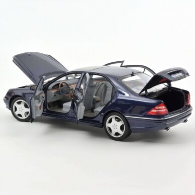 PRE-ORD3R Norev 1/18 2000 Mercedes Benz S55 AMG, blue