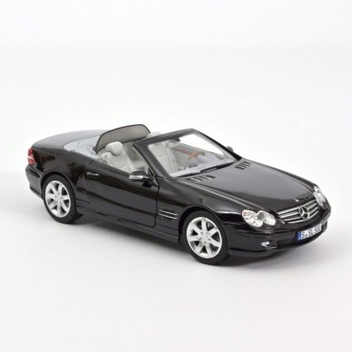 PRE-ORD3R Norev Modeliukas 1/18 2003 Mercedes Benz SL 500, black