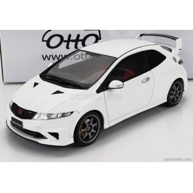 PRE-ORD3R OttOmobile Miniatures Modeliukas 1/18 2010 Honda Civic FN2 Type R Mugen *Resin series*, white