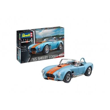 PRE-ORD3R Revell - Germany Surenkamas modeliukas 1/24 '65 Shelby Cobra 427, Level 4, plastic modelkit