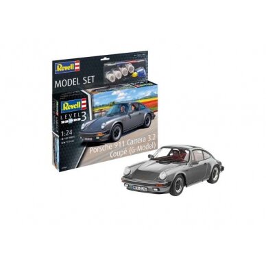 PRE-ORD3R Revell - Germany Surenkamas modeliukas 1/24 Porsche 911 Carrera 3.2 Coupé , Level 3, plastic modelkit