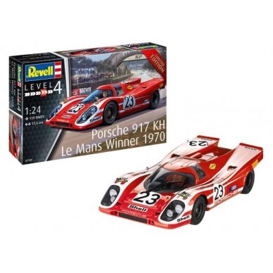 PRE-ORD3R Revell - Germany 1/24 Porsche 917KH Le Mans Winner 1970, Level 4, plastic modelkit