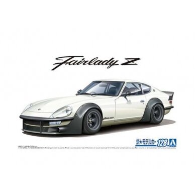 PRE-ORD3R Aoshima Modeliukas #128 Nissan S30 Fairlady Z Aero Custom Version II, plastic modelkit