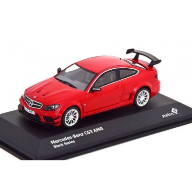 PRE-ORD3R Solido Modeliukas 1/43 Mercedes Benz CLK63 AMG Black Series, red