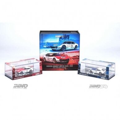 PRE-ORD3R Inno64 1968 Toyota 2000GT #23 & #33 SCCA Box Set Collection (Box set of 2 Cars)