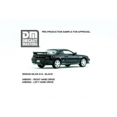 PRE-ORD3R BM Creations 1994 Nissan Silvia S14 LHD, black