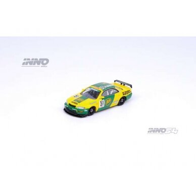 PRE-ORD3R Inno64 Modeliukas 1995 Toyota Corona EXIV #51 *BP/Zippo* JTCC. yellow/green