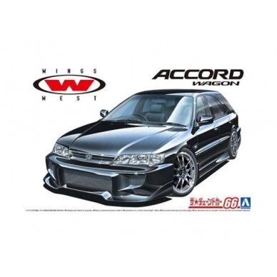 PRE-ORD3R Aoshima Modeliukas 1996 Honda Wingswest CF2 Accord, plastic modelkit