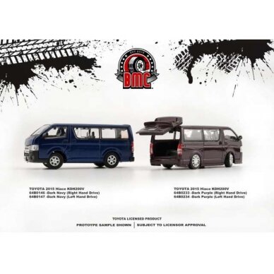 PRE-ORD3R BM Creations 2015 Toyota Hiace KDH200V right hand drive, dark purple