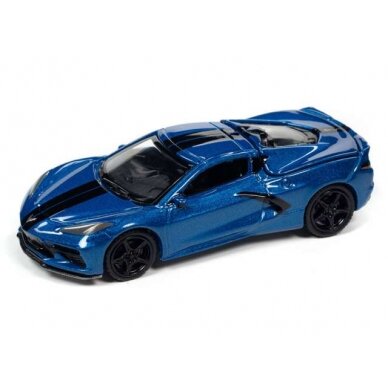 PRE-ORD3R Auto World Modeliukas 2020 Chevrolet Corvette, elkhart blue