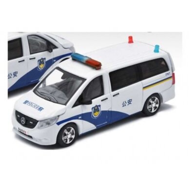 PRE-ORD3R Era Car 2020 Mercedes Benz Vito China Police Car 1ST Special Edition, white/blue