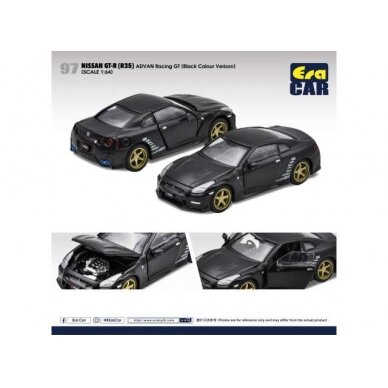 Era Car 2020 Nissan GT-R ADVAN Racing GT (black Colour Version), black