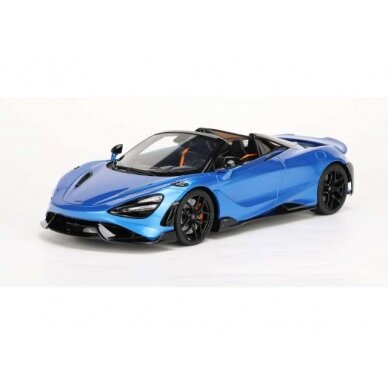 GT Spirit Modeliukas 2021 McLaren 765LT Spider *Resin Series*, amit blue