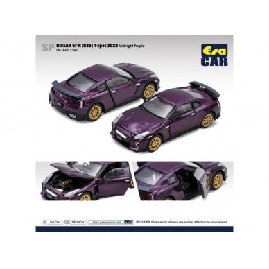 Era Car 2022 Nissan GT-R (R35) T-spec, midnight purple