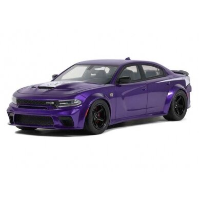 GT Spirit Modeliukas 2023 Dodge Charger Super Bee *Resin Series*, plum grazy