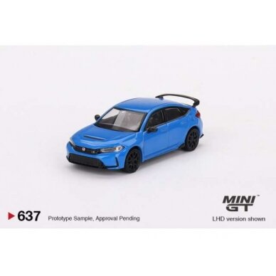 PRE-ORD3R Mini GT Modeliukas 2023 Honda Civic Type R Boost, blue pearl