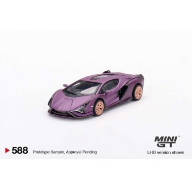 Mini GT 2023 Lamborghini Sian FKP 37, purple