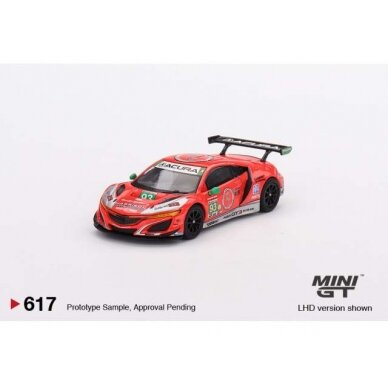 PRE-ORD3R Mini GT Acura NSX GT3 Evo22 #93 WTR RacersEdge Motorsport IMSA 2023 Daytona 24H, red/grey