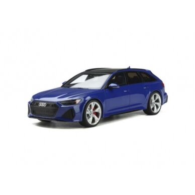 PRE-ORD3R GT Spirit Modeliukas Audi RS 6 Avant *Resin Series*, nogaro blue