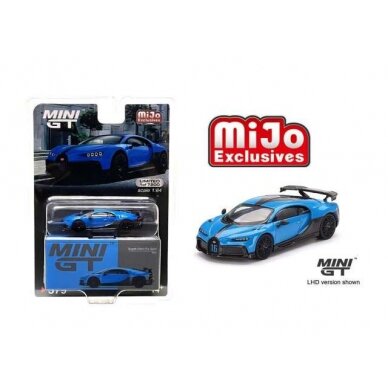 PRE-ORD3R Mini GT Modeliukas Bugatti Chiron Pur Sport, blue