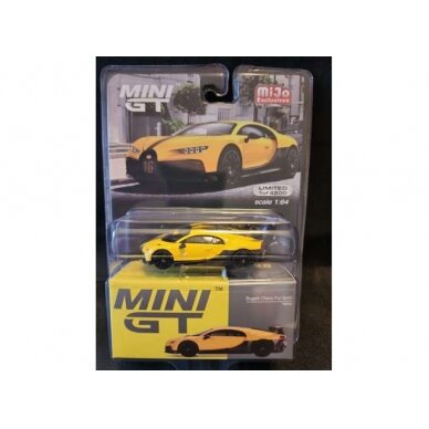 PRE-ORD3R Mini GT Modeliukas Bugatti Chiron Pur Sport, yellow