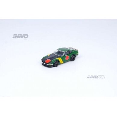 PRE-ORD3R Inno64 Modeliukas Datsun 240Z Zero Fighter Aircraft Livery, green/black/red/yellow