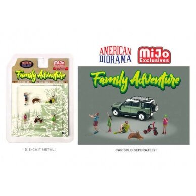 PRE-ORD3R American Diorama Family Adventure Figure set (Car Not Included !!)