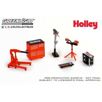 PRE-ORD3R GreenLight Įrankių figūrėlės Auto Body Shop Holley *Shop Tool Accessories Series 6*