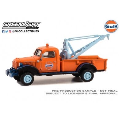 GreenLight Modeliukas 1947 Dodge Power Wagon Wrecker *Shell Oil Special Edition Series 2*, orange GULF