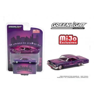 PRE-ORD3R GreenLight 1963 Chevrolet Impala Lowrider, purple