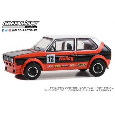 GreenLight Modeliukas 1976 Volkswagen Rabbit GTI Widebody Holley Performance *Club Vee-Dub Series 18*,