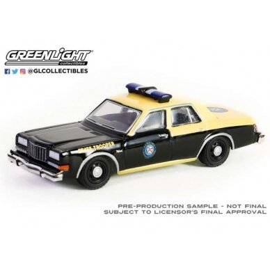 PRE-ORD3R GreenLight 1983 Dodge Diplomat Florida Highway Patrol State Trooper *Hot Pursuit Series 45*,