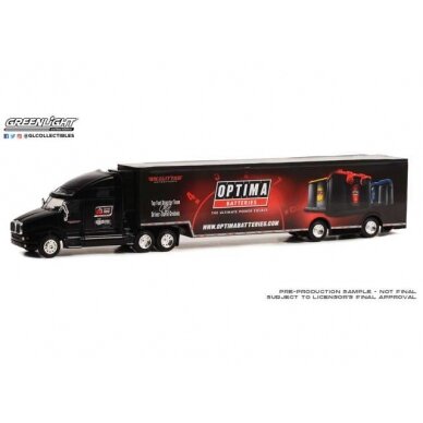 PRE-ORD3R GreenLight Modeliukas Kenworth T2000 OPTIMA Batteries *The Ultimate Power Source* Transporter