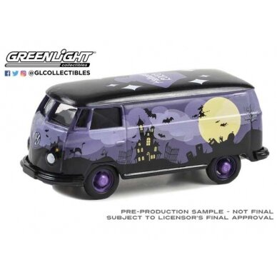 PRE-ORD3R GreenLight Modeliukas Volkswagen Type 2 Panel Van *Halloween 2023*